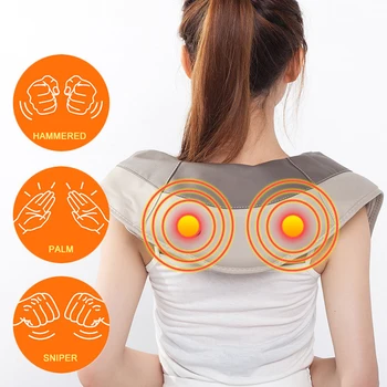 

Electrical 4D Back Massager Professional U Shape Back Neck Shoulder Massage Relaxation Body Massager Relief Stress Dropshipping
