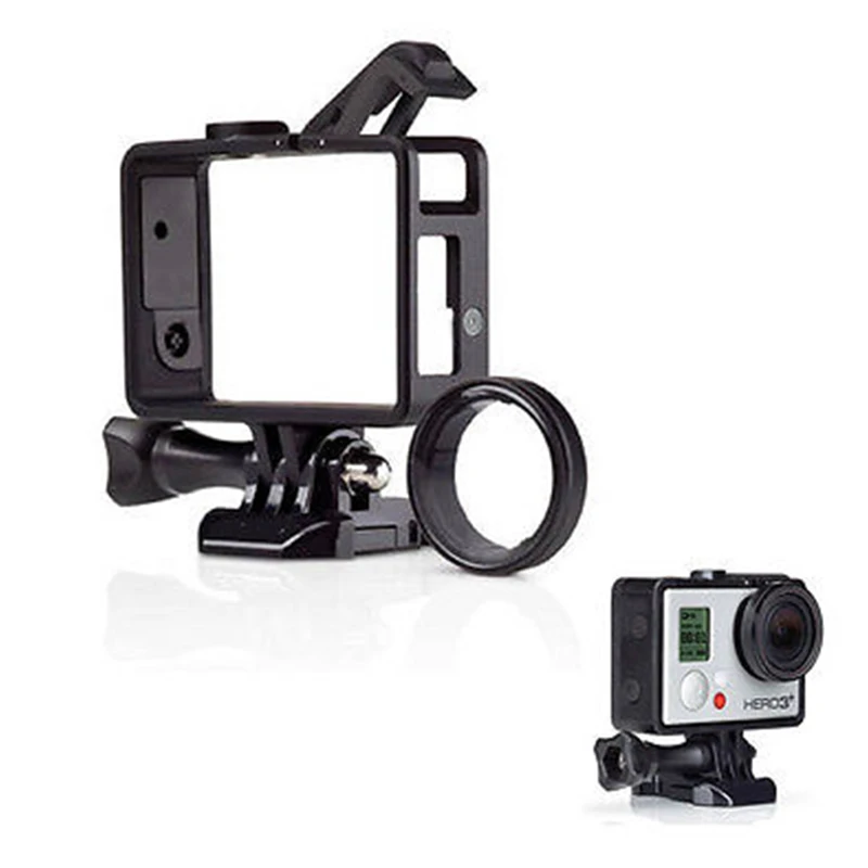 

Mount Standard Protective Housing The Frame Tripod For GoPro Hero 3 4 3+ &UV Protector Go Pro Action Camera Accessories # F3058