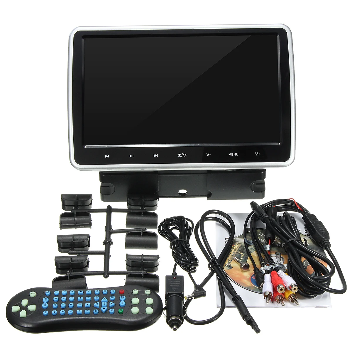 

10 inch Universal Car LCD DVD Player Active HD for Touch Headrest Monitor Game Handle LCD 1024X600 Portable Car DVD Player