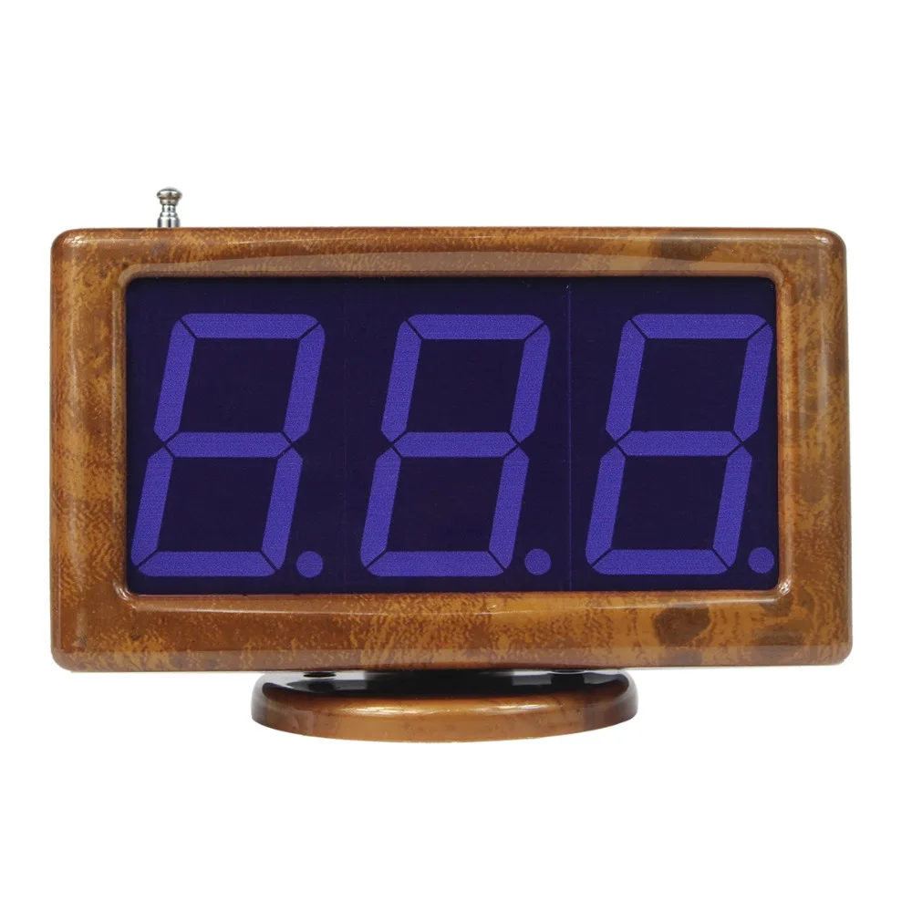 

433.92MHz 1.8" Digital Receiver Host with Voice Reporting Wireless Calling Paging System For Restaurant Waiter Nurse Call F3230A