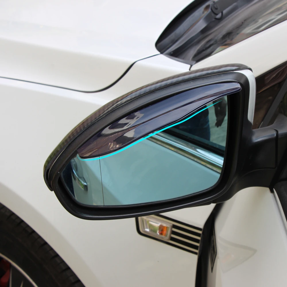 

Car Rearview Mirror Rain Shade Rainproof Blades For Nissan TIIDA X-TRAIL Qashqai For Skoda Octavia Fabia Ford Focus 2 3 4 Fiesta