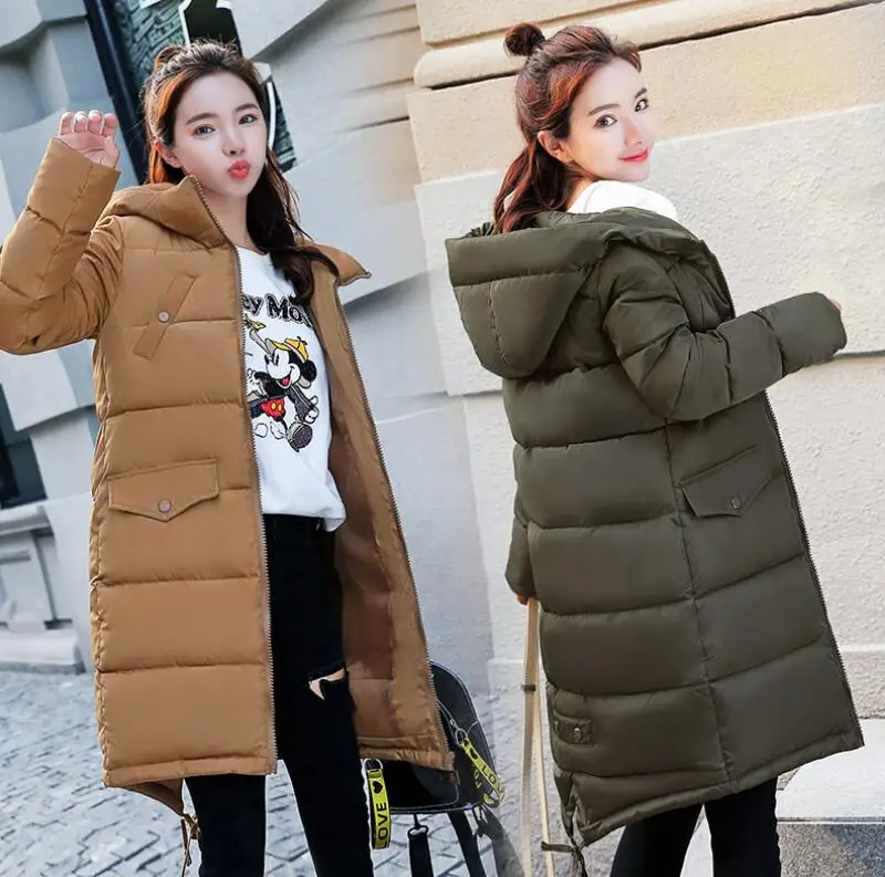 

Maternity Winter Jacket Women New 2019 Coats Female Parka black Thick Cotton Padded Lining clothes pregnant woman outwear