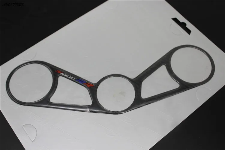 Углеродное волокно из двух изделий: топа с рисунком тройной хомут мотоцикла S1000RR Стикеры Чехол для BMW S1000RR 10-14 лет - Цвет: s1000rr 10-14