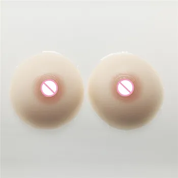 

Transvestite Breast Fake Breast 600g/Pair Round Silicone Breast Forms Crossdresser Artificial Breast Prosthesis Cup 34B/36A