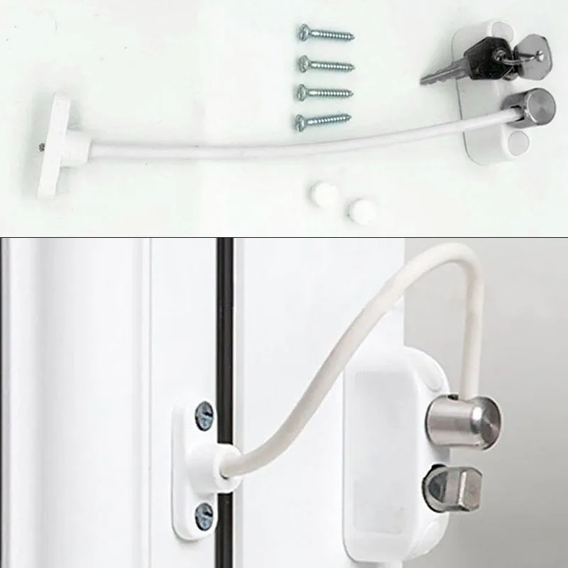 Bendy قفل أمان خزانة حماية نافذة الأسرة الثلاجة الأمن درج الباب 21*4.5*1.5 سنتيمتر الطفل واقية