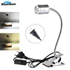 LED table desk lamp EU US Plug with Clip 3W 5W Flexible LED Reading lights Book Lamp 360 degree adjustment AC85-265V 1