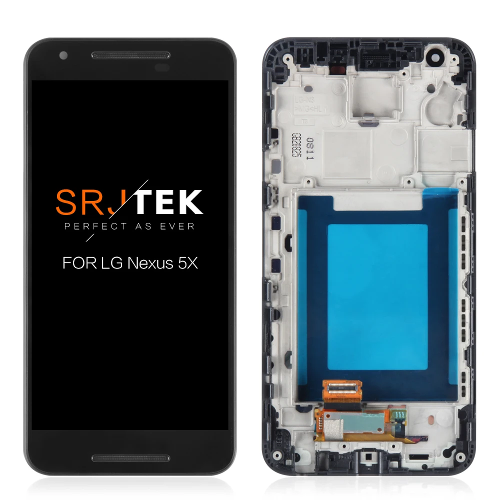 

No Dead Pixe 5.2" For LG Nexus 5X LCD Display Touch Screen with Frame Digitizer Assembly LG Nexus 5X Display H790 H791 1920x1080