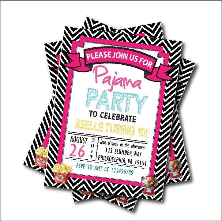 Adult Slumber Party Invitations 10