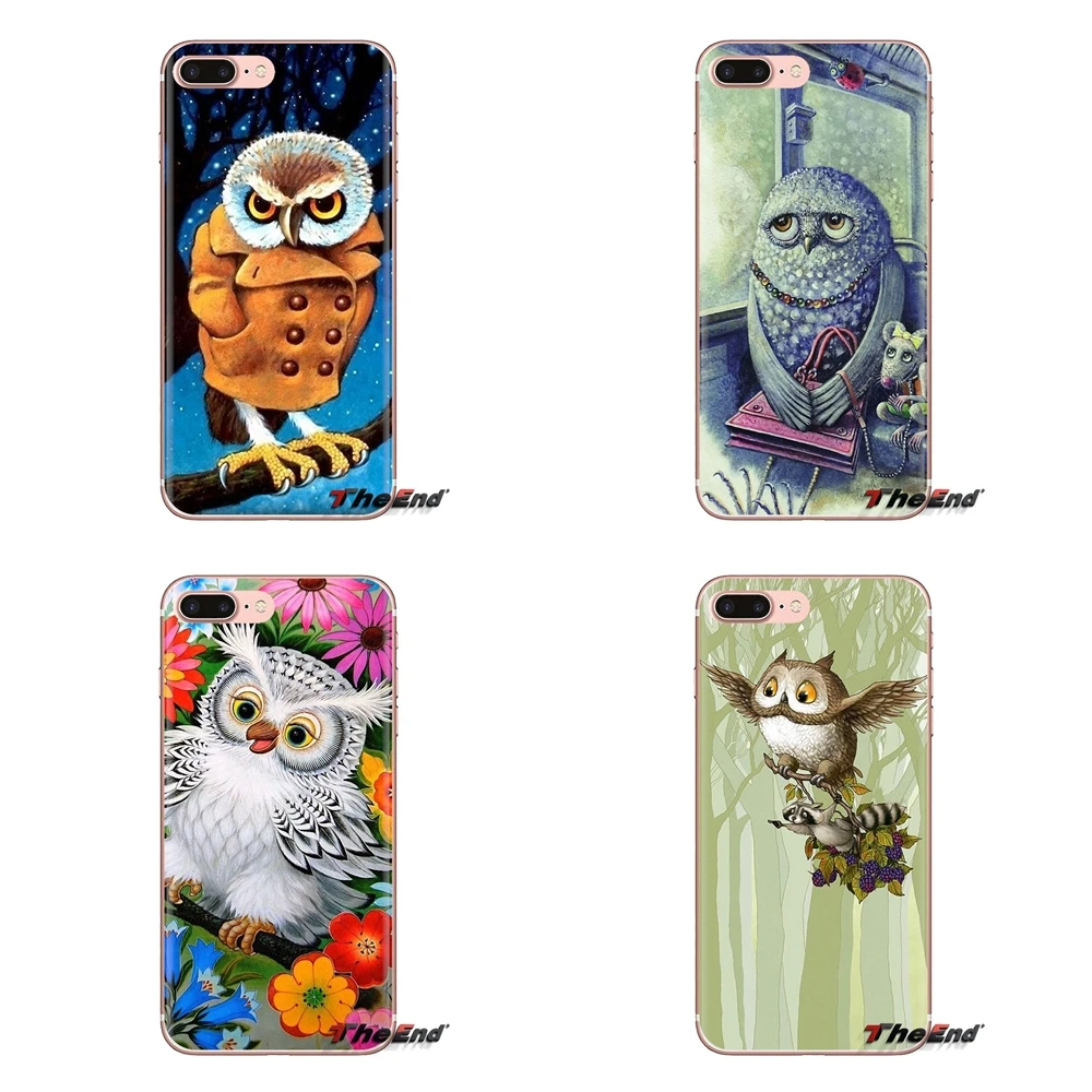 

For LG G3 G4 Mini G5 G6 G7 Q6 Q7 Q8 Q9 V10 V20 V30 X Power 2 3 K10 K4 K8 2017 Vintage Owl Transparent Soft Cases Covers