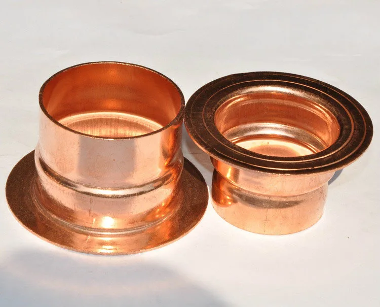 Free shipping 54mm Copper flange Water pipes directly Welded joints connector Copper wick Pipe