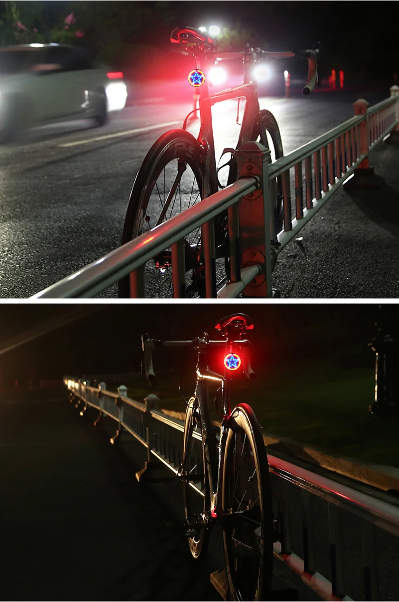 Cheap WEST BIKING USB Rechargeable Bicycle Taillight 6 Modes LED Reflective Lamp Bike Light MTB Road Bike Accessories Cycling Light 42