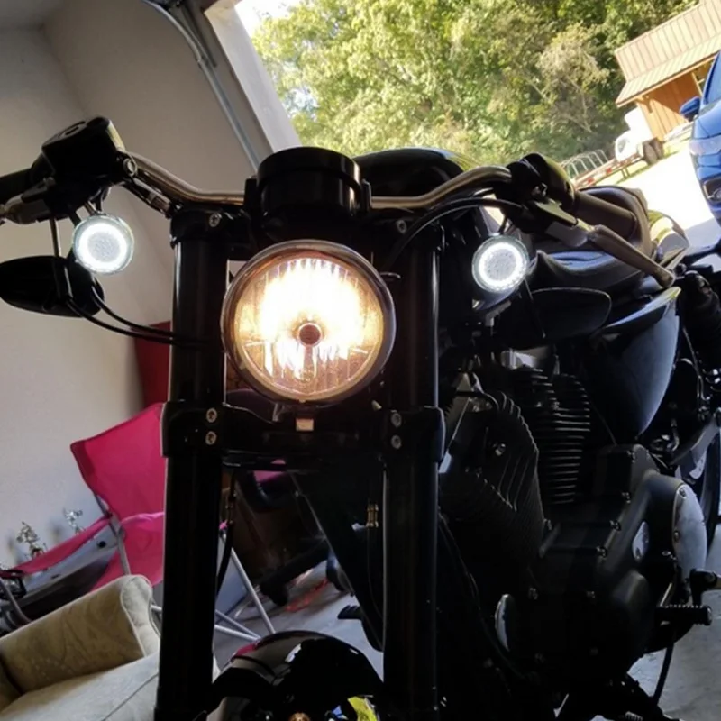 FADUIES для Harley Sportster 2014 17 передние 1157 указатели поворота 2 &quotПуля Стиль LED Сигнал