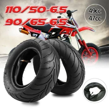

TDPRO 110/50-6.5 Front Motorcycles Tyre Tire+Inner Tube New For Scooter Mini Pocket Rocket Bike Wheel Tires 38cc 47cc 49cc 50cc