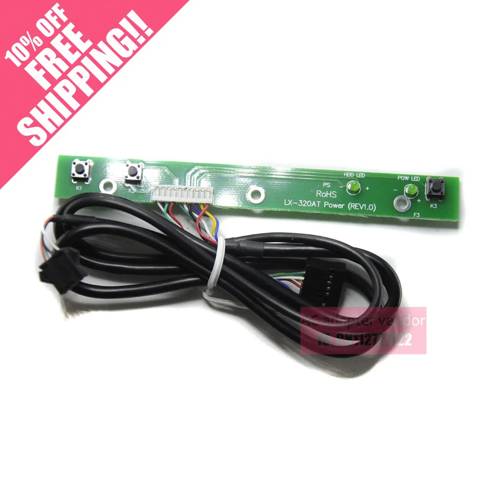 

FOR lenovo IdeaCentre K300 K305 K3R1 front line power switch brain chassis plate assembly line start