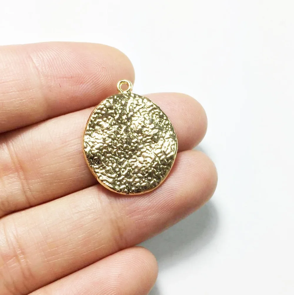 

Eruifa 20pcs Zinc alloy 19*20mm Coin necklace,earring bracelet jewelry DIY handmade 2 color