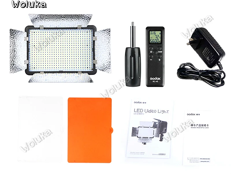 Godox LED500LRW камеры лампа заполняющего света micro головка для видеосъемки светильники постоянный свет фотографическое освещение CD50 T03