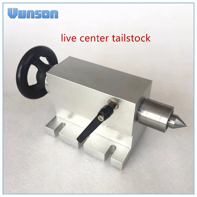 Tailstock Live Center with Locked Span for cnc router engraver milling