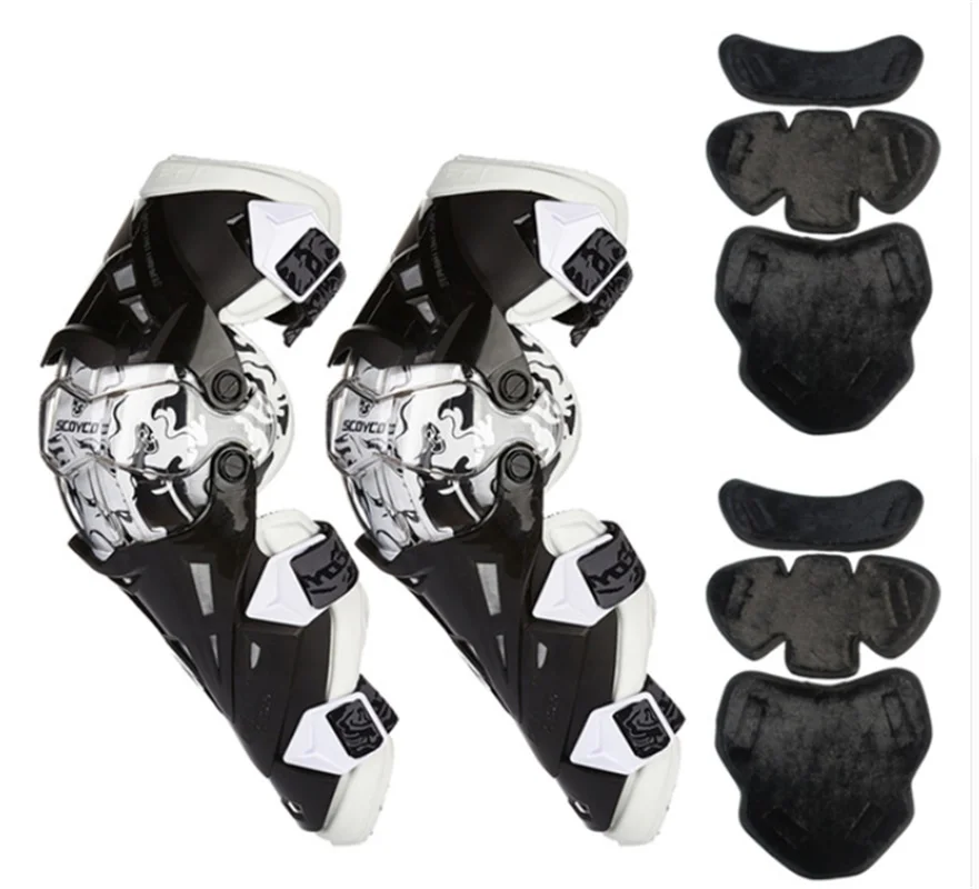 

Motocross MX Knee pad Knee Protector With Warm Pads Motorcycle Racing Protective Knee Gear Motor Bike Knee Pads Scoyco K12