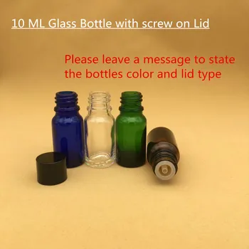 

200pcs 10ml amber bottles for essential oils ,refillable perfume bottle with black screw on lid,small glass bottle