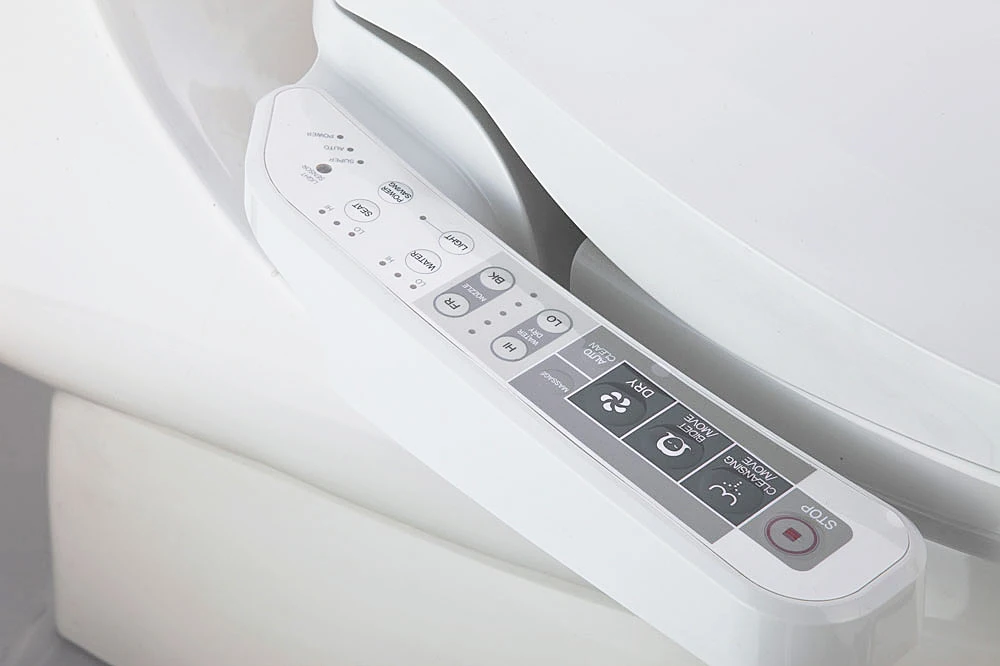 BLOOMING BIDET ELONGATED 1163 Side Panel Control Electronic Toilet Seat LED New (3)