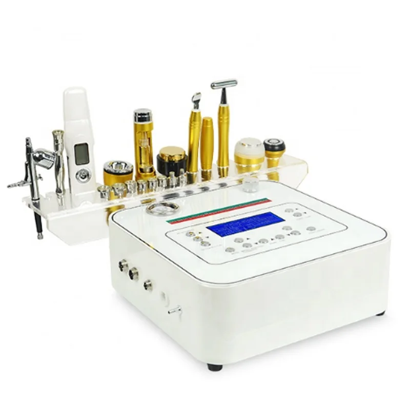

Comprehensive beauty 10 in 1 Microdermabrasion Dermabrasion beauty machine No Needle RF facial lifting skin care whitening