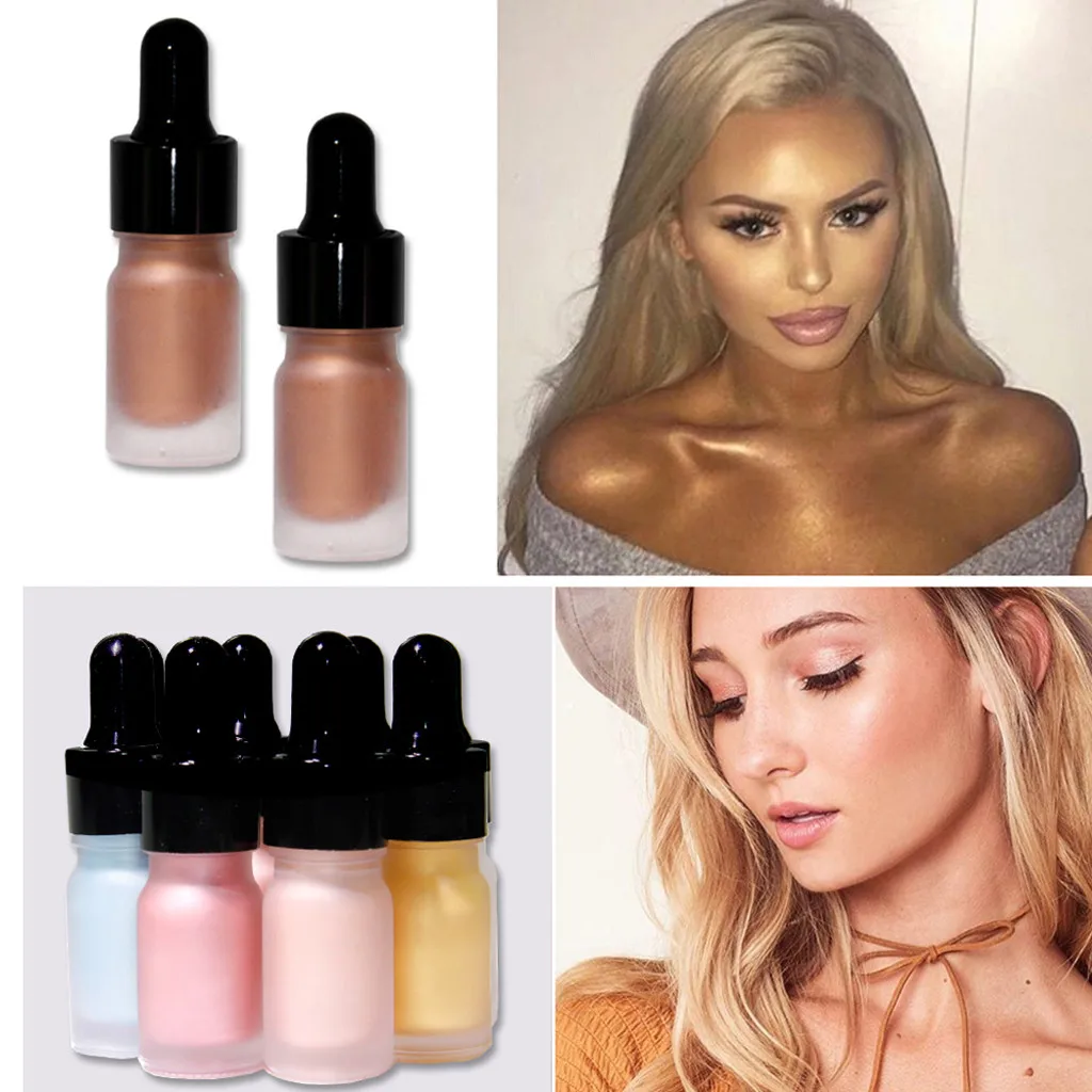 

8 Color Makeup High Gloss Concealer Liquid Brightening Three-Dimensional Makeup Paste Liquid Foundation Natural Makeup Beauty