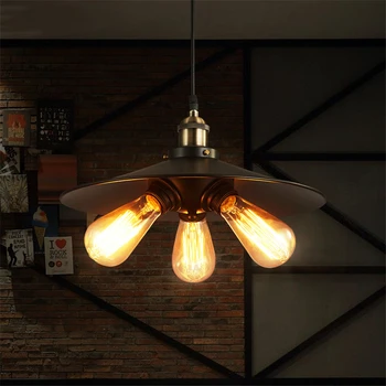 

Vinrage Loft Industrial LED Chandelier Pendant Lamps Lights Nordic Iron Hanging Lamp AC 65-240V Suspension Lamps Luminaria Avize