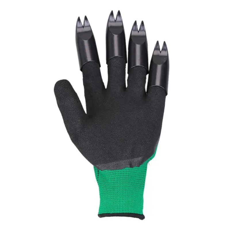 1 пара садовых перчаток 4 левая рука вилка-коготь пальцы ABS пластиковые перчатки