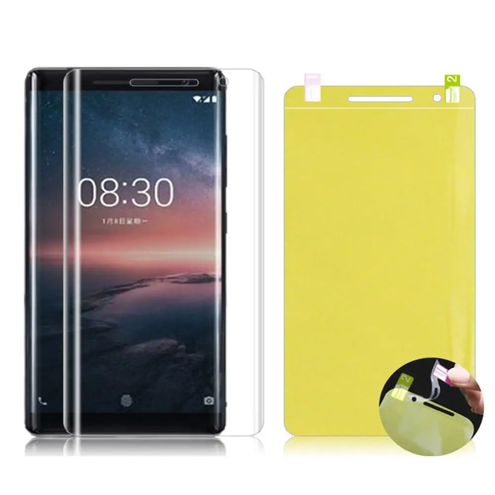 Гидрогелевая Защитная пленка для Nokia 6 1 7 Plus 8 2 9 X5 5 3 1|Защитные стёкла и плёнки| |
