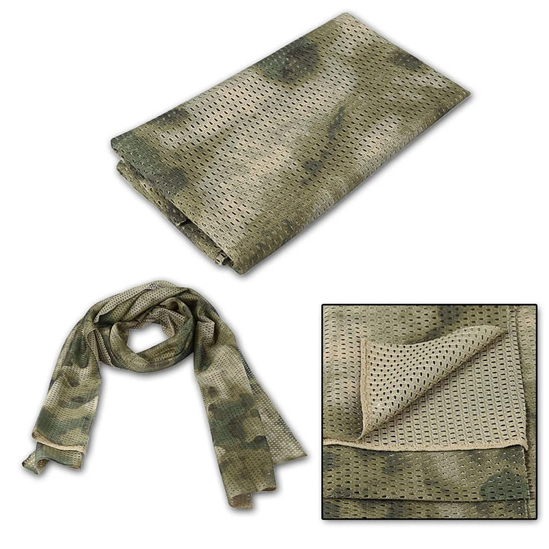 Tactical Scarf Mesh Breathable Winter Windproof Camouflage Warm Scarves for Hunting Shooting Airsoft RL37-0054 (10)