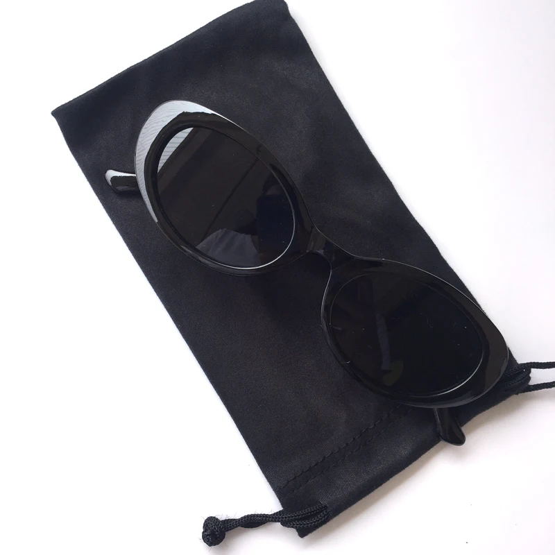 Kachawoo 100 шт солнцезащитные очки для чтения сумка для очков Черная мягкая сумка на заказ с собственным логотипом whosale