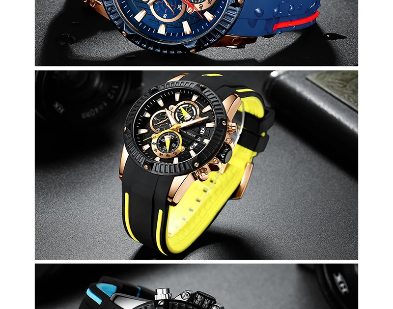 Watch Men 2019 MINIFOCUS Waterproof Silicone Wrist Watches Mens Luxury Brand Top Fashion Sport Wristwatch Men Quartz Male Clock (13)