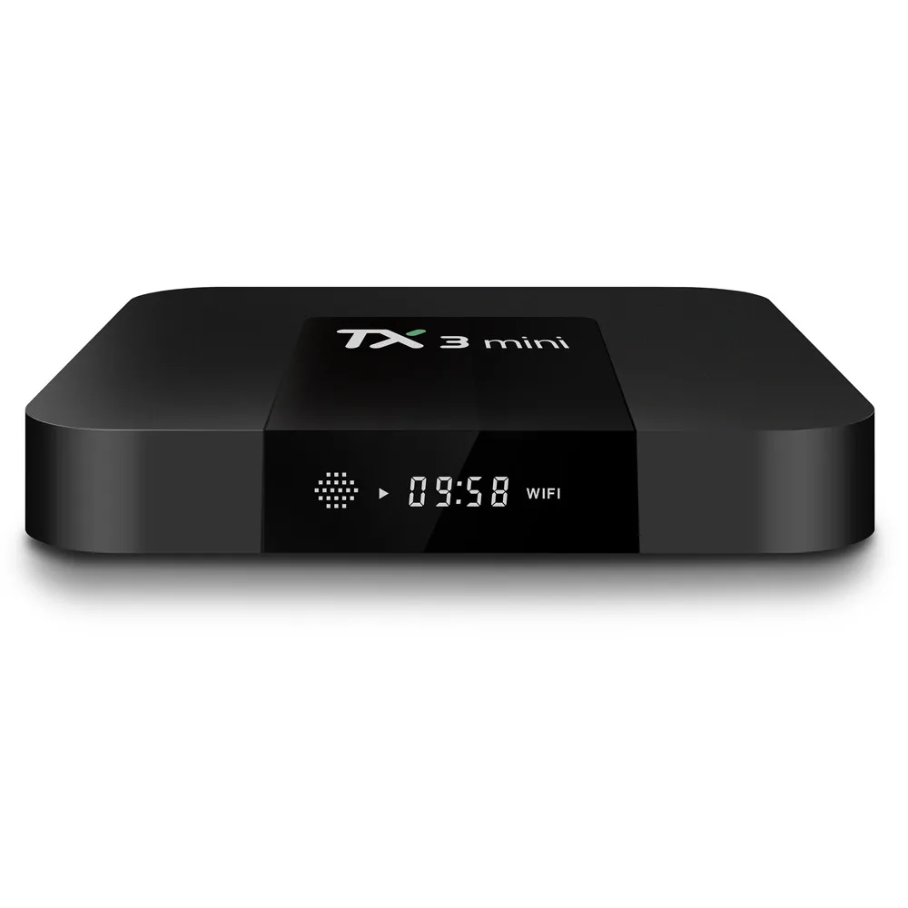 TX3 мини 2G 16G Android 7,1 ТВ приставка Amlogic S905W четырехъядерный 1 ГБ 8 ГБ VP9 HDR 4K H.265 медиаплеер