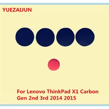 Новинка для lenovo ThinkPad X1 Carbon Gen 2nd 3rd Базовая резиновая накладка для ног 4 шт./компл. с трекпоинтом