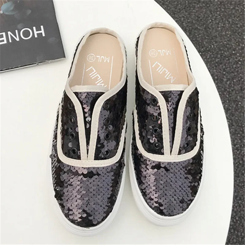 

Flat Platform Shoes Women Slip On Slingbacks Shoes Spring Autumn Flat Shoes Women