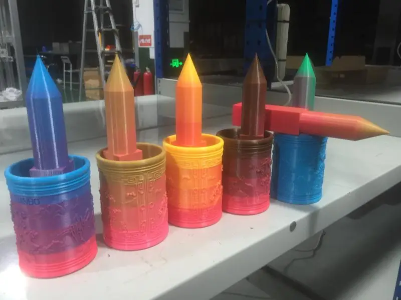  2019 3D printer FDM mini print size 205x155x200mm two colour 3d printer