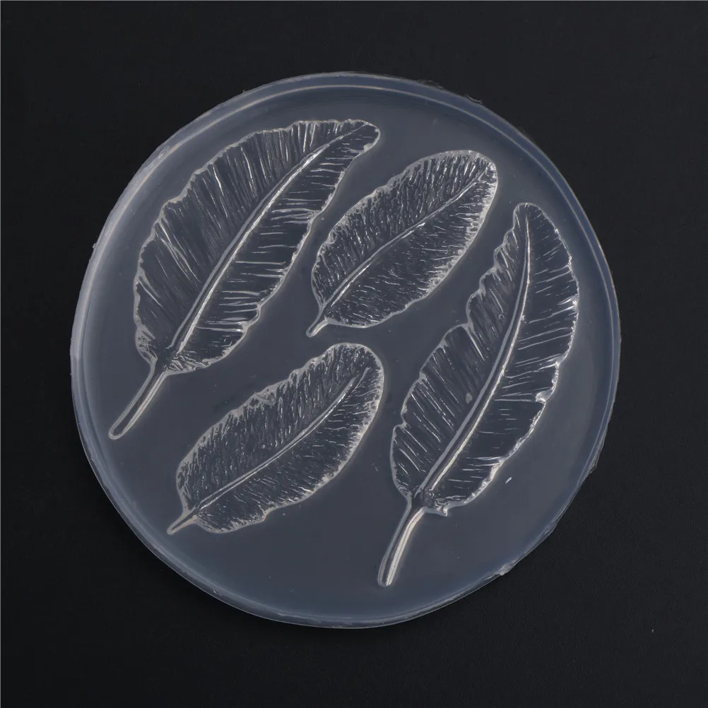 Silicone mold plume biscuit cake tools fly feather shape cake decorating tools Sugar Paste cook mold fondant kitchen accessories