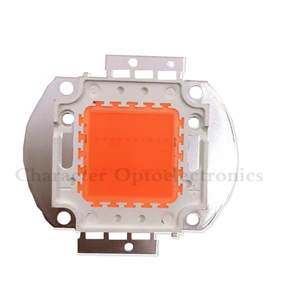 

2PCS High Power 20W Full Spectrum 380~840nm SMD LED Frow Chip BridgeLux Light Lamp For Plant Grow