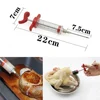 3 Needles 30ML kitchen syringes Stainless steel needles injector of meat kitchen tool meat pounder Poultry Turkey Meat Injectors ► Photo 3/6