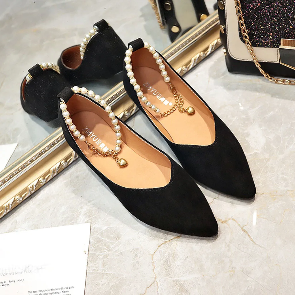 SAGACE/Женская обувь; модные однотонные тонкие туфли с острым носком ...