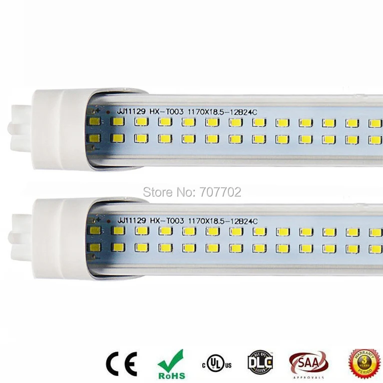10 шт. 2ft 0 6 м светодиодный ламповый светильник SMD2835 144 18 Вт 2000LM AC 85 265V G13 T8
