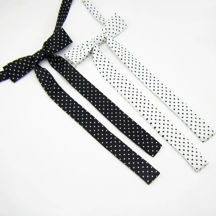 

New Fashion Women Girls Cute Party Adjustable Bow Neck Tie Retail Plain Satin student Dot point butterfly