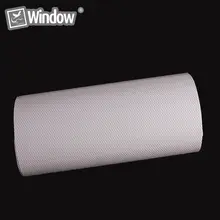 1,37x1 м белый One Way Vision печать медиа виниловая оконная пленка перфорированная сетка постинг пленка самоклеющаяся