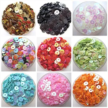 

4mm Sequin Multicolor Plastic Loose Sequins Flat Round for Sewing Garment Home Party Decor Embellishment DIY Accessories 1000pcs