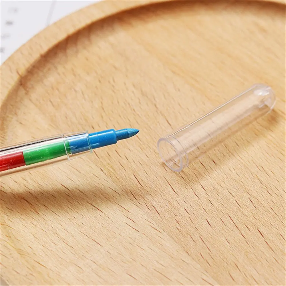 2Pcs 10Colors Replaceable Crayons Oil Pastel Creative Colored Pencil Graffiti Pen for Kids Painting Drawing Kawaii Stationery