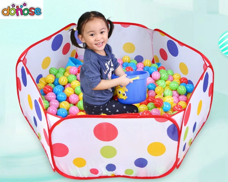 

children's tent ball pool Playhouses For Kids Baby Play inflatable pool Folded Portable Kids Outdoor Game in Play tent for kids