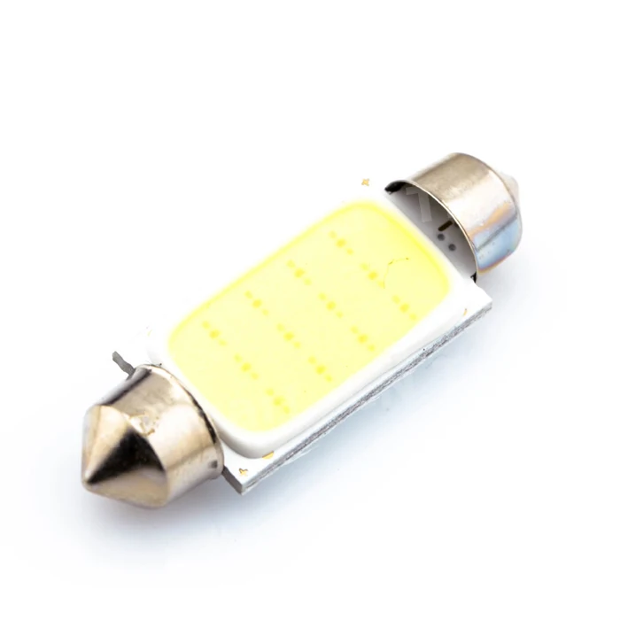 42 мм 12 чипов DC12V COB C5W автомобильный фестонный купол Внутренние светодиодные лампы