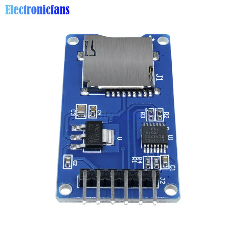 5 шт. Micro SD плата для хранения Mciro TF карта защитный модуль памяти SPI Arduino New DIY|spi module|spi