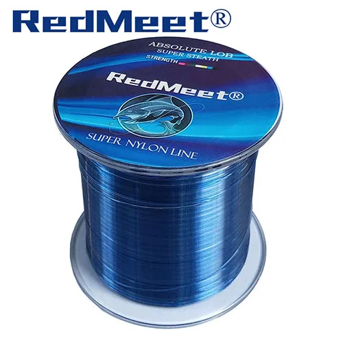 RedMeet нейлоновый шнур с сверхпрочной нейлоновой лески 500 м 4,4-28.6LB мононитиевая леска Материал Fishline для Рок море для рыбалки на карпа - Цвет: Blue