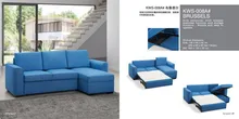 Sofá de tela de lino cama muebles de sala sofá / de terciopelo tela sofá cama salón sofá seccional enviado por mar a su puerto